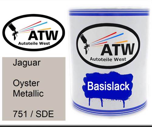 Jaguar, Oyster Metallic, 751 / SDE: 1L Lackdose, von ATW Autoteile West.